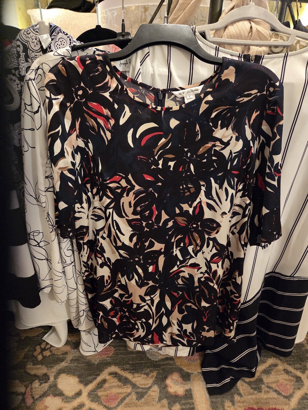 St John Silk Blouse